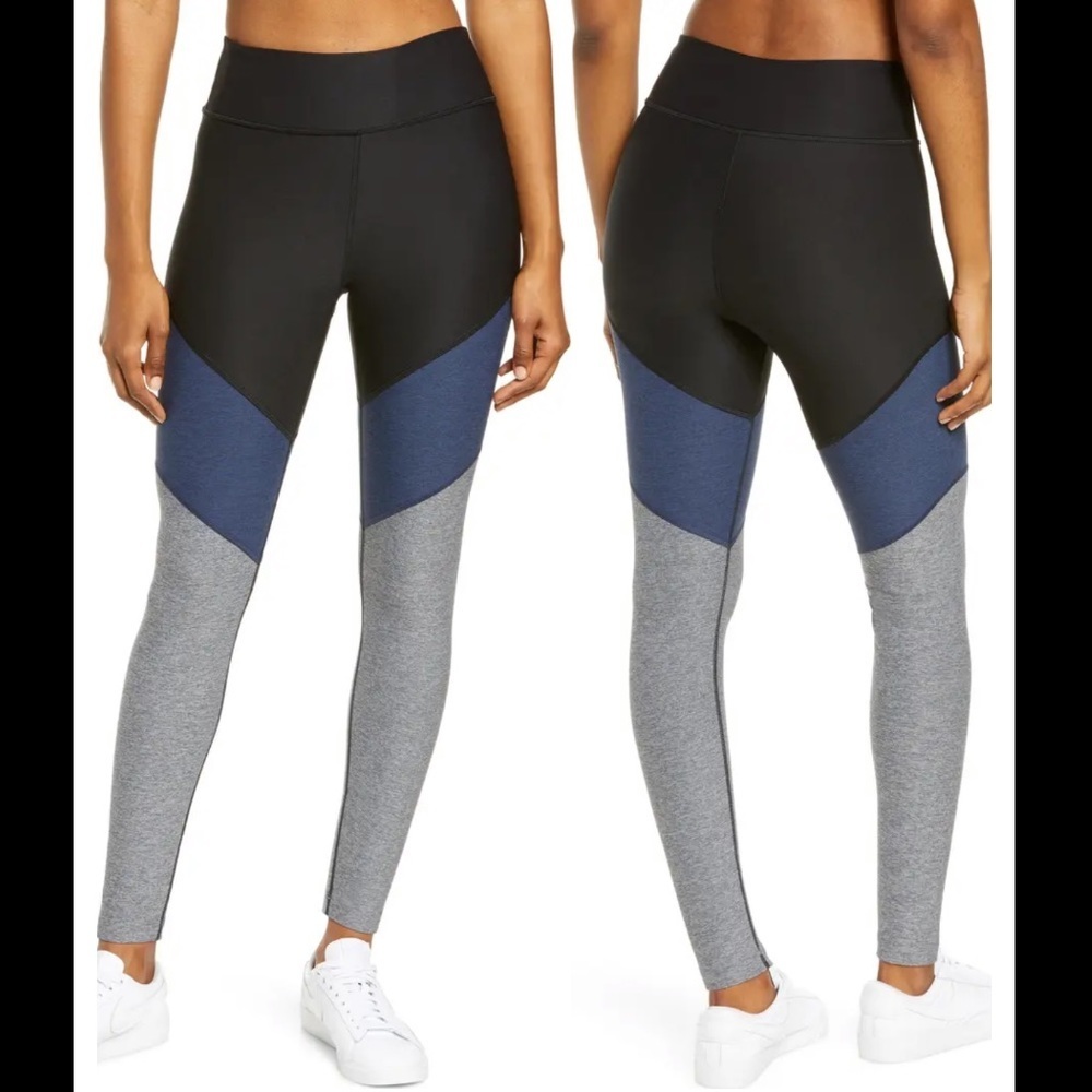 Outdoor Voices Tri Color Color Block Leggings S